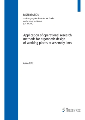 Application of operational research methods for ergonomic design of working plac