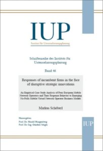 Responses of incumbent firms in the face of disruptive strategic innovations