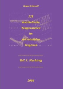 128 musikalische Temperaturen im mikrotonalen Vergleich