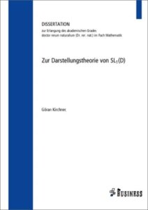 Zur Darstellungstheorie von SL1 (D)