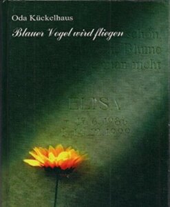 Blauer Vogel wird fliegen