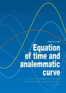 Equation of time and analemmatic curve – Part 2