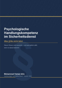 Psychologische Handlungskompetenz im Sicherheitsdienst